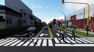 Así quedará avenida Rondeau luego de las obras de ensanche