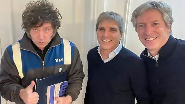 Los responsables de la operatoria del oro: MIlei Caputo y Bausili