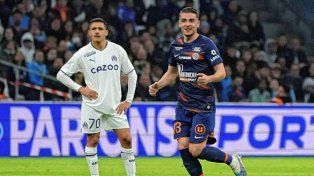Olympique de Marsella apenas igualó con Montpellier y no pudo acercarse al PSG en Francia.
