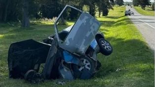 Una ciudadana argentina murió al volcar un auto en Uruguay