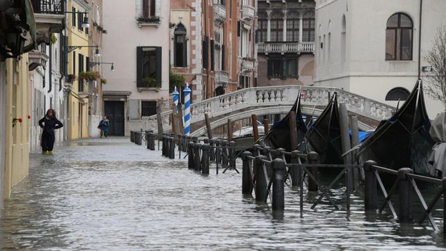Las peores inundaciones en la última década en Venecia