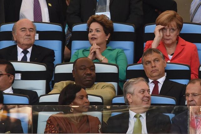 Famosos se hicieron notar en las tribunas del Maracaná