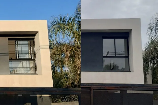 Las rejas que quitaron los inquilinos