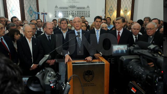 Tensión política. El entonces gobernador