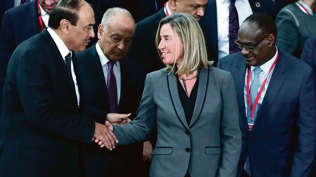 Difícil Misión. La jefa de la diplomacia europea anunció que el grupo de contacto volverá a reunirse en marzo.