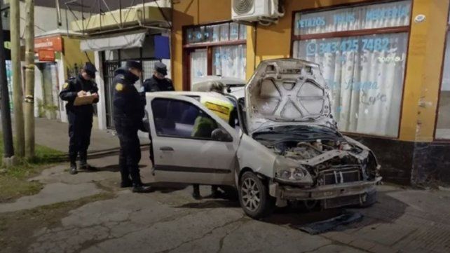 Paraná: tres jóvenes fueron hospitalizados tras violento choque