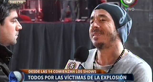 Pablo Granados invitó al festival y dijo que es bárbaro que los artistas se solidaricen con Rosario