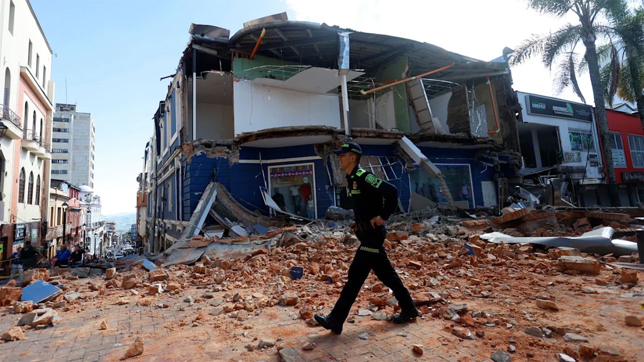 Terremoto en Colombia: las imágenes del fuerte sismo que sacudió al país