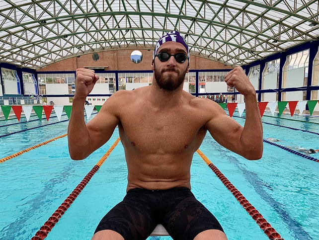 Gabriel Morelli es uno de los nadadores santafesinos que más crecimiento ha tenido.