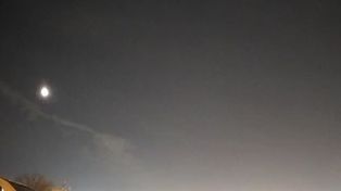 Un bólido iluminó la noche santafesina