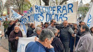 Hubo tres demorados en la marcha de jubilados en Concordia