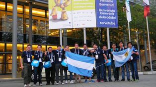 El seleccionado argentino de robótica prueba máquinas en Alemania