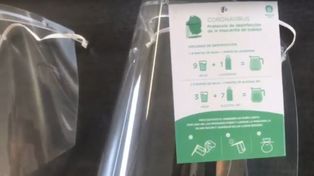 Fabricaron 300 máscaras protectoras para municipales
