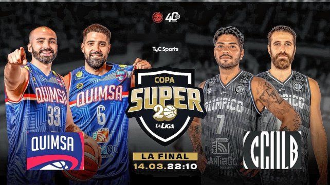 Quimsa y Olímpico armaron el Clásico santiagueño para dirimir la Copa Súper 20 en La Banda.