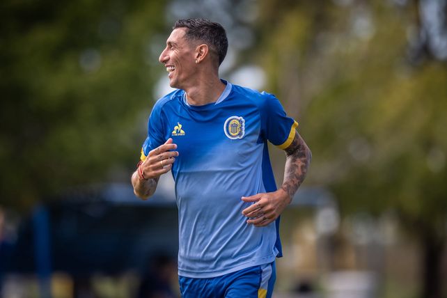 Ángel Di María privilegia la parte física más que la futbolística. No participó en este primer amistoso de pretemporada.