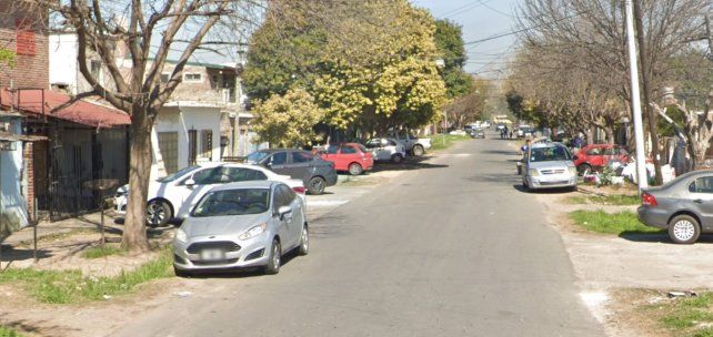 La cuadra donde ocurrió el ataque mortal.