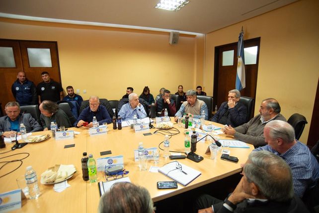 La conducción de la central obrera deliberó en la histórica sede de calle Azopardo.