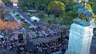 Frigerio homenajeó a Urquiza en Paraná: Acá nacieron las ideas de la libertad