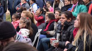 En una tarde de fiesta, los vecinos pidieron por el Parque del Encuentro