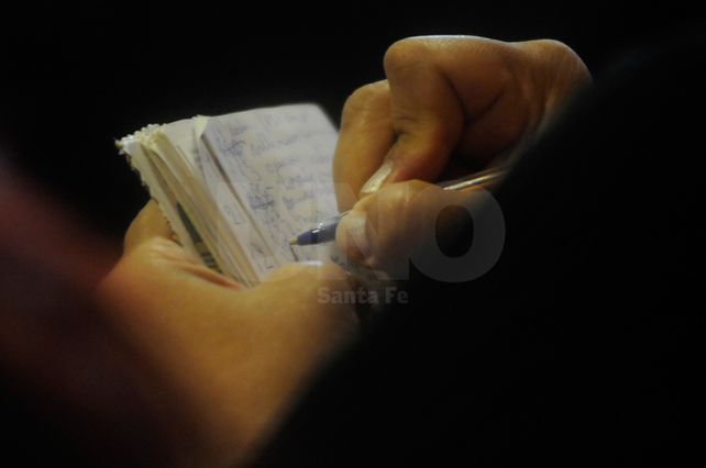 Imagenes realizadas durante el sorteo en la Sala de la Lotería de Santa Fe