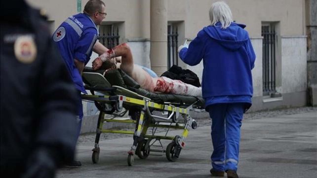 Imágenes de la explosión en el metro de San Petersburgo