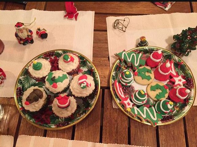 ¿Qué comieron las famosas en Navidad?