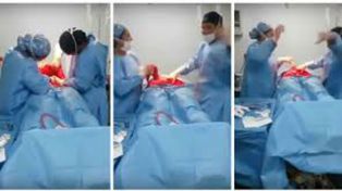 Un cirujano baila al ritmo de un hit de Bruno Mars mientras opera a uno de sus pacientes