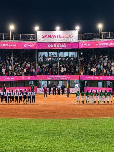 El sóftbol tuvo su gran estreno en Paraná