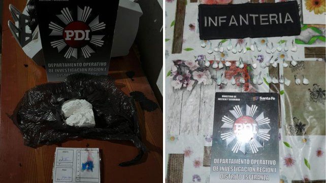 Los elementos secuestrados durante los operativos