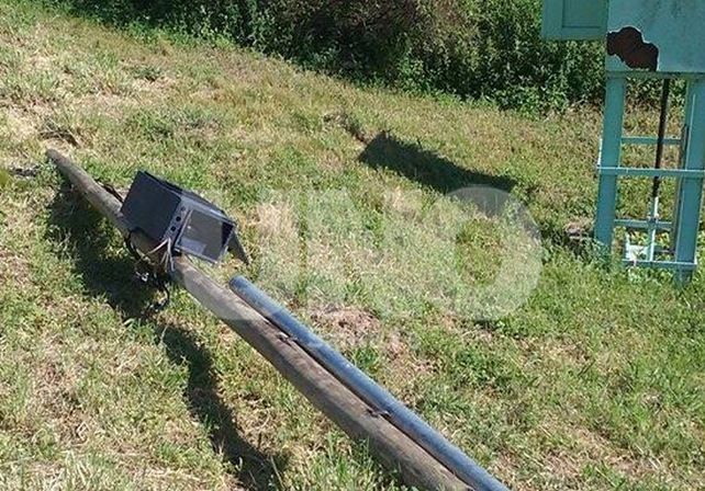 Robaron los cables de potencia que alimentan al equipo de bombeo