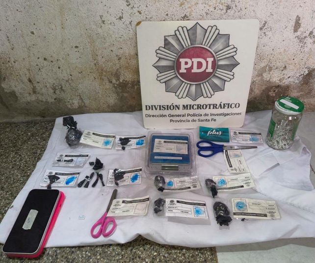 Microtráfico en Santa Fe: secuestran cocaína
