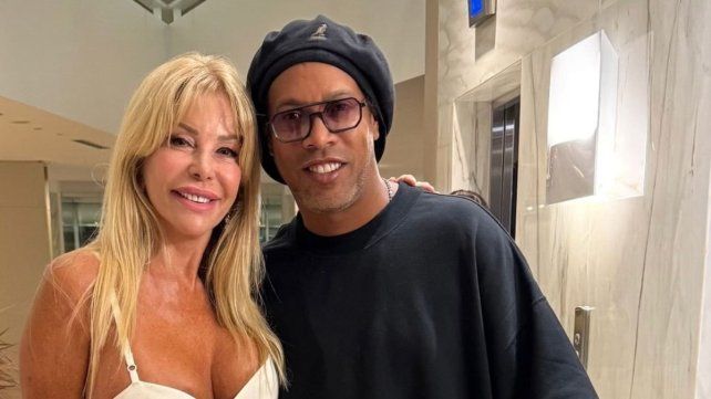 Graciela Alfano y Ronaldinho