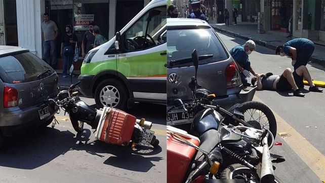Cadetes en motos protagonizan accidentes y complican la circulación en Paraná