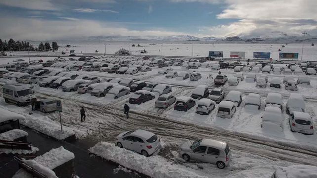 Intensas nevadas en los principales destinos turísticos de la Patagonia