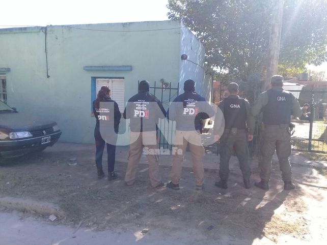 En Barrrio Belgrano. La vivienda allanada en&nbsp;Corrientes al 700 de aquella localidad.&nbsp;