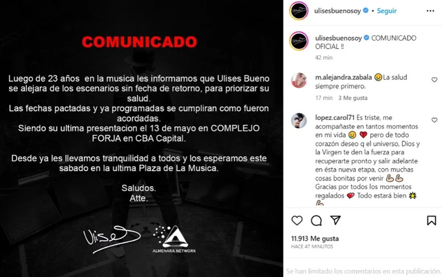 Ulises Bueno fue determinante con respecto a su futuro profesional