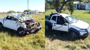 Ruta 18: murieron dos personas en un choque de camionetas