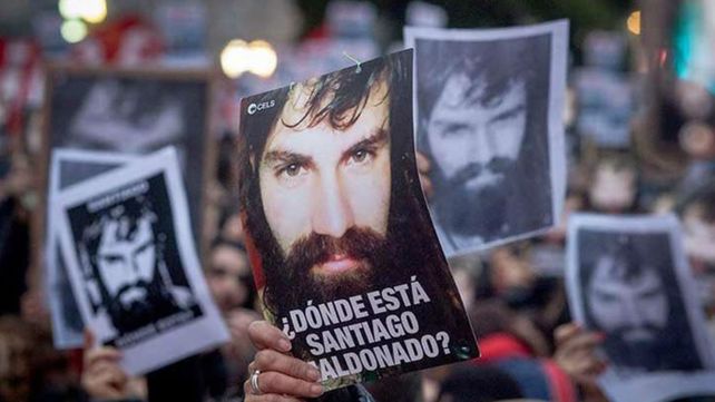 La sangre del herido por un puestero no es de Santiago Maldonado