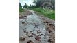 calle ricardo balbin, intransitable