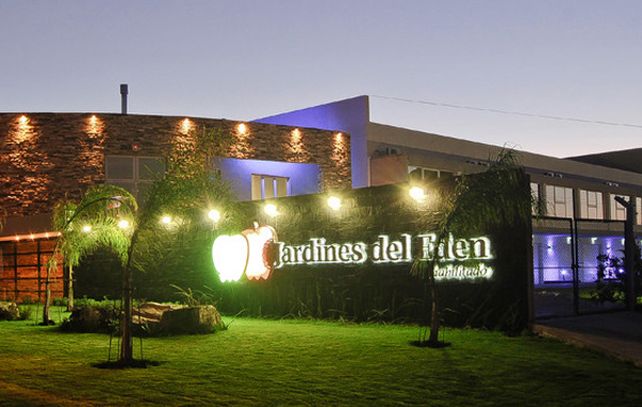 El hotel Jardines del Edén de Mar del Plata.