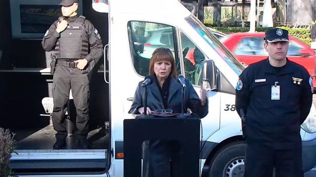 La ministra Patricia Bullrich presentó el sistema federal Anillo Digital para detectar autos con pedido de secuestro en todo el territorio nacional