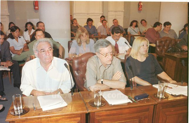 Mathieu en su etapa de concejal de la ciudad de Paraná