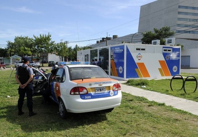 Chau módulos fijos. El Ministerio de Seguridad empezó a desmontar las estructuras donde estaban los policías comunitarios.
