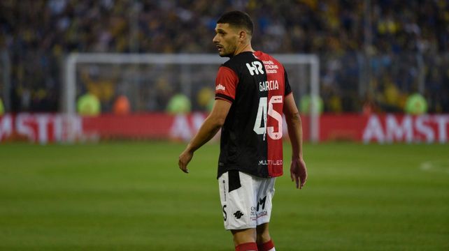 Juanchón García se sumó a la Lepra en agosto y jugó algunos minutos en el clásico ante Central.