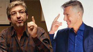 Ricardo Darín y Alejandro Fantino, frente a frente.&nbsp;
