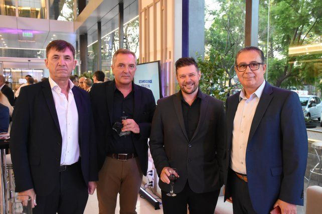 Juan Pablo Pivetta, Sergio Montanari,  Pablo Sanchez y Marcelo Casal