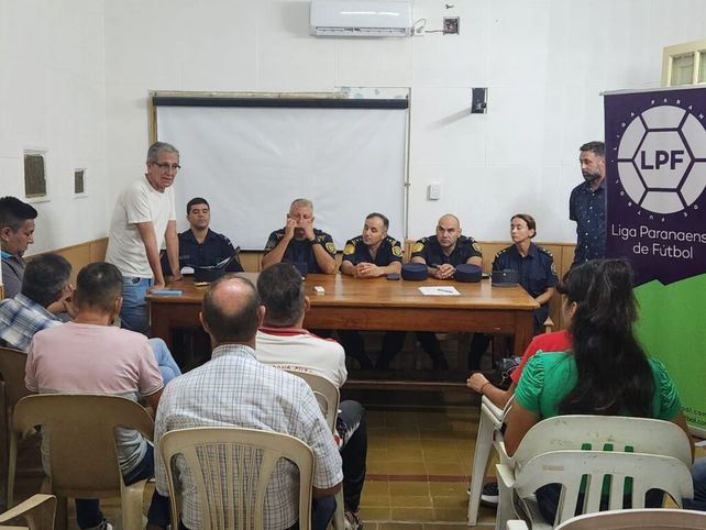 LPF: Hubo reunión Con La Policía de Entre Ríos.