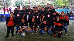 Patronato Inclusivo jugando en Vélez. Foto/Lautaro López