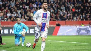 Messi y un nuevo gol en su carrera en clubes.