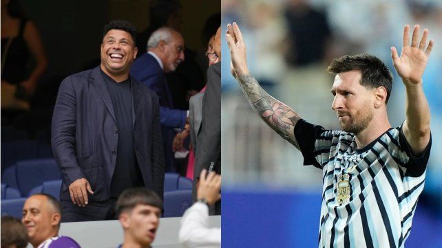 Ronaldo Nazário lleno de elogios a Lionel Messi luego de sus tres goles ante Argelia.
